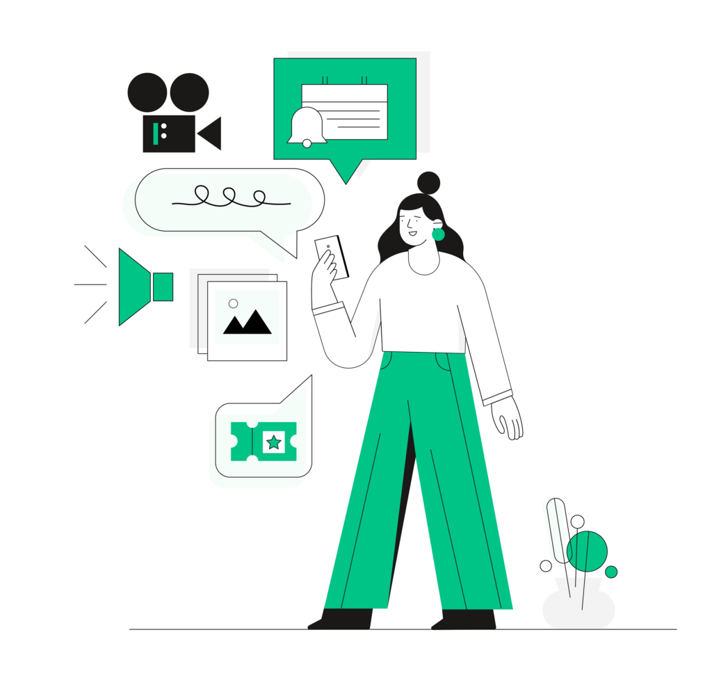 Illustration de documents dématérialisés